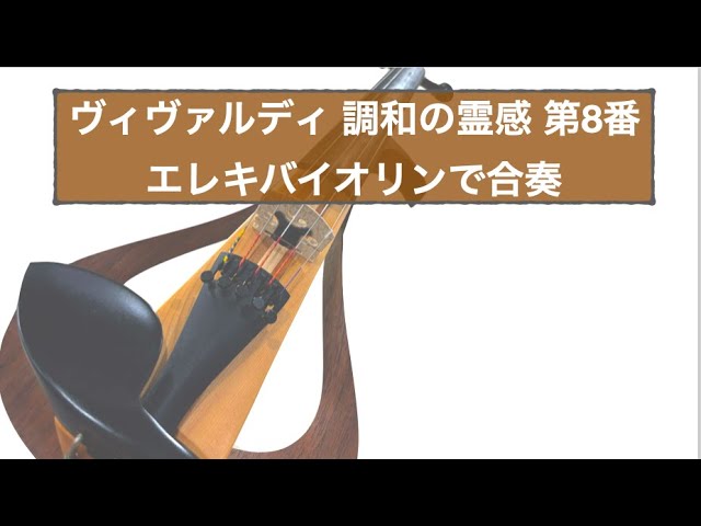 ヴィヴァルディ 調和の霊感 第8番 1楽章 / Vivaldi Concerto for 2
