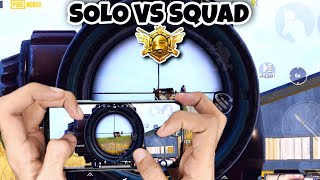 SOLO VS SQUAD Survival skills | PUBG MOBILE | COPKNIT