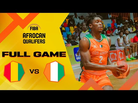 Guinea v Cote d'Ivoire | Full Basketball Game | FIBA AfroCan 2023 - Qualifiers