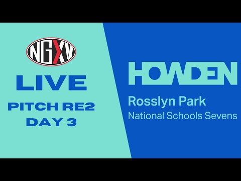 LIVE RUGBY: HOWDEN ROSSLYN PARK NATIONAL SCHOOLS 7s | PITCH RE2, DAY 3