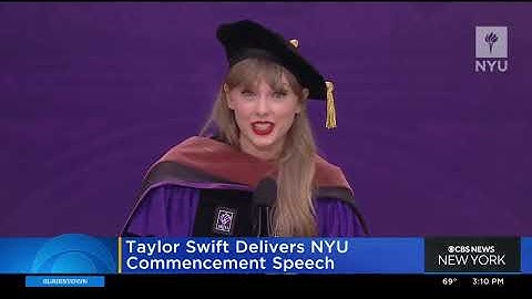 Watch: Taylor Swift commencement address to NYU class of 