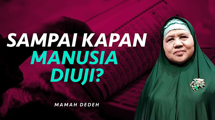 Renungkanlah! Inilah Alasan Allah SWT Berikan Ujian | Rumah Mamah Dedeh