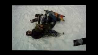 Extreme Sledding Sunriver New Year 2012