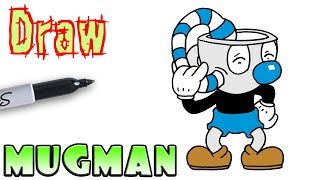 How to Draw Mugman Drinking | Cuphead screenshot 4