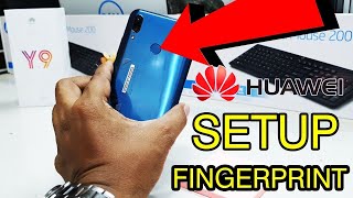 How to setup Fingerprint on Huawei Y9 2019 (Speed Test also) || Techy Sahil screenshot 5