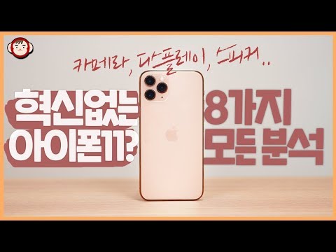카메라, 화면, 스피커 등 8가지 모든 분석(<strong>with</strong> <strong>iPhone</strong> 11 Pro)