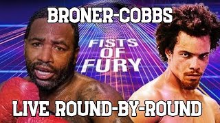 ADRIEN BRONER VS BLAIR COBBS LIVE ROUND BY ROUND!