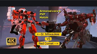 Armored core 6. 2 round PVP match Sr. Milwaukee VS Red comet
