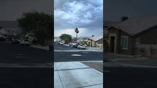 Monsoonal gust front and impressive clouds in Indio, CA (2 Sep 2025)