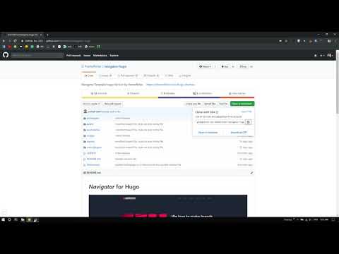 Navigator Hugo Theme Installation