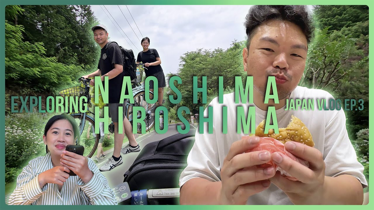 chichu art museum, peace park, okonomiyaki & local bars | naoshima & hiroshima day 4 & 5 japan vlog