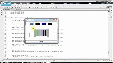 Resistor color code java