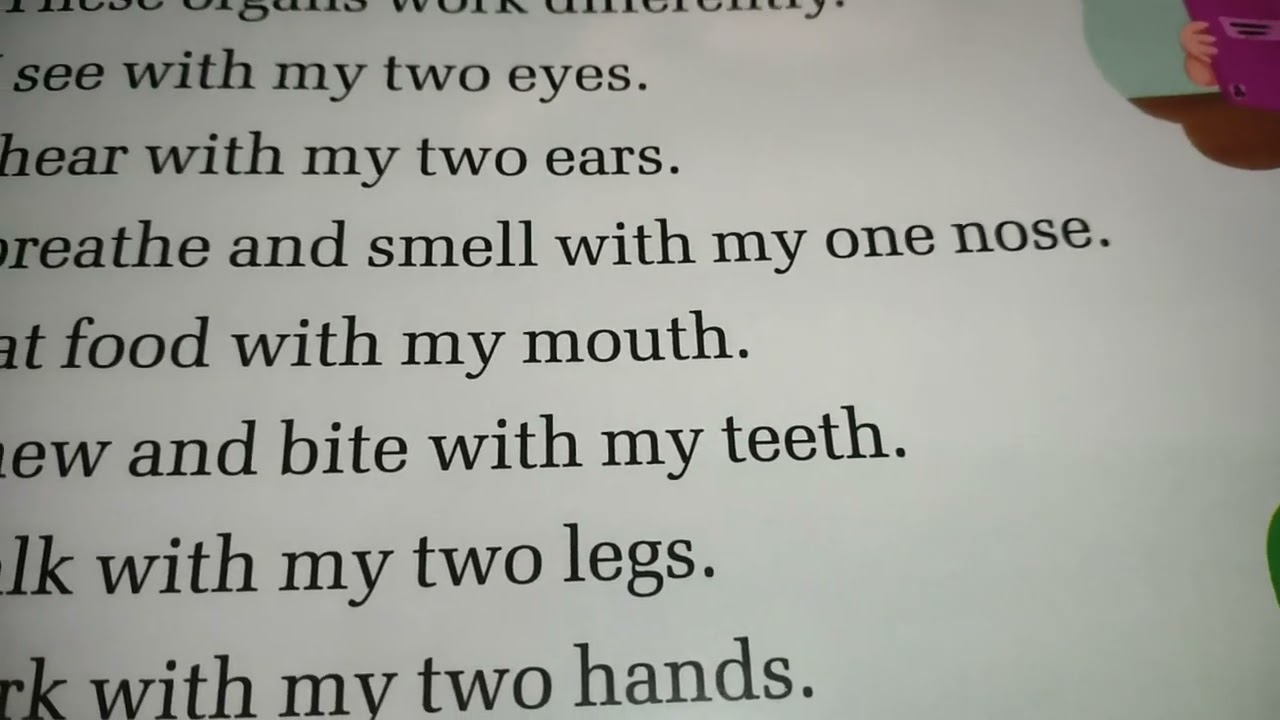 10 lines on my body / my body / five lines on my body in English