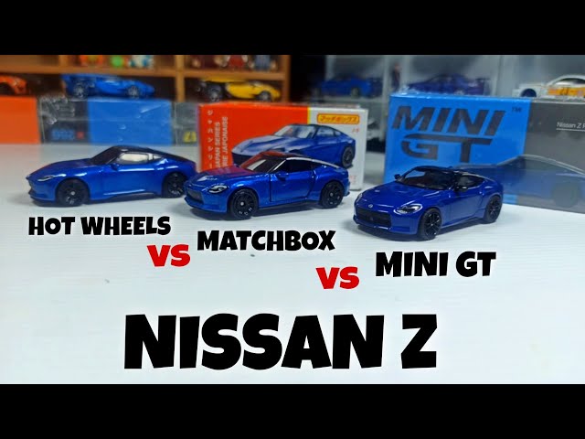 MINI GT NISSAN Z PERFORMANCE VS HOT WHEELS VS MATCHBOX JAPAN