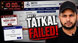 Irctc Tatkal Booking Problem | Why irctc not Fixed Never | 4 Big Reason ⚠️ For not booking tatkal  screenshot 3