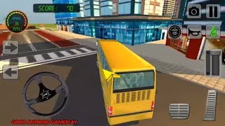 Bus Driving Academy 3D - PRO Driver Bus | City School | Parking Mode| Android GamePlay FHD screenshot 1