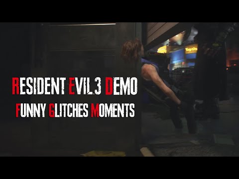 Resident Evil 3 Remake Demo - Funny Glitches Moments