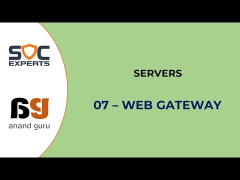 SOC Experts - SOC Training - Content Security - 07 Web Gateway (URL Filtering)