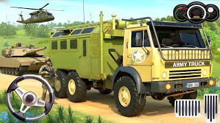 US Army Offroad Truck Driving Simulator 2025 | Extreme Cargo Transport Gameplay screenshot 2