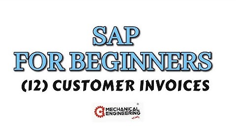 SAP FOR BEGINNERS |(12) Customer Invoices #saptutorial #saptutorial #SAP