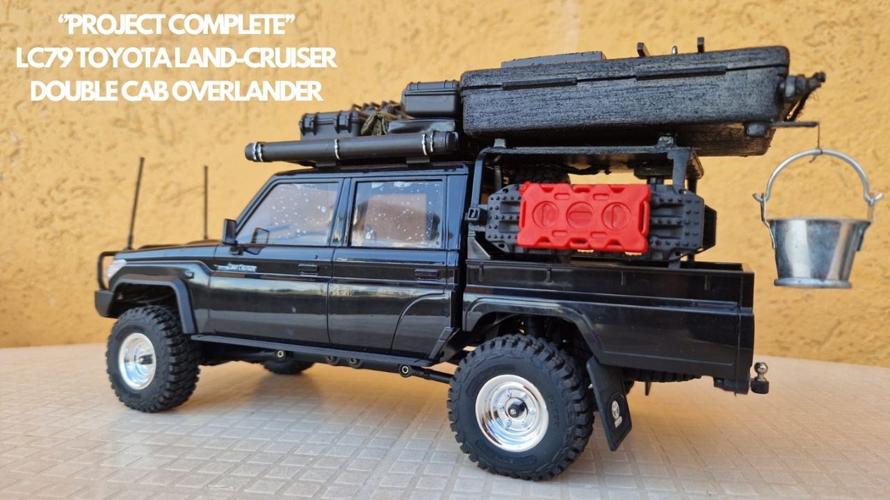Ep 11 CONVERSION to OVERLAND: Project Complete ! UDIRC UCX1801 Toyota Land Cruiser Double Cab LC79
