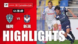 アビスパ福岡vsアルビレックス新潟 ルヴァン杯 第1節