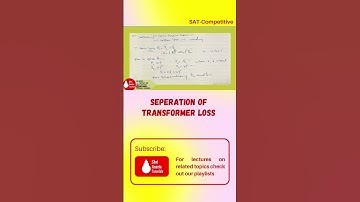 Separation of Core Loss in Transformer  #shorts #shortsvideo #youtubeshorts #youtubelectures