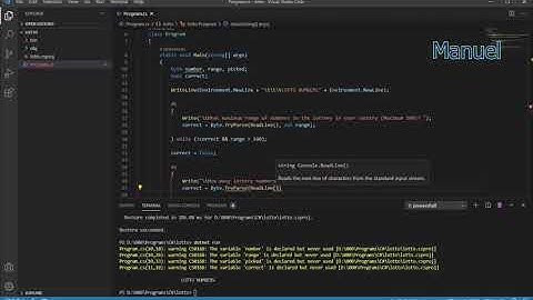 C# & .NET Core - 21. Random Class - Lotto Numbers Example