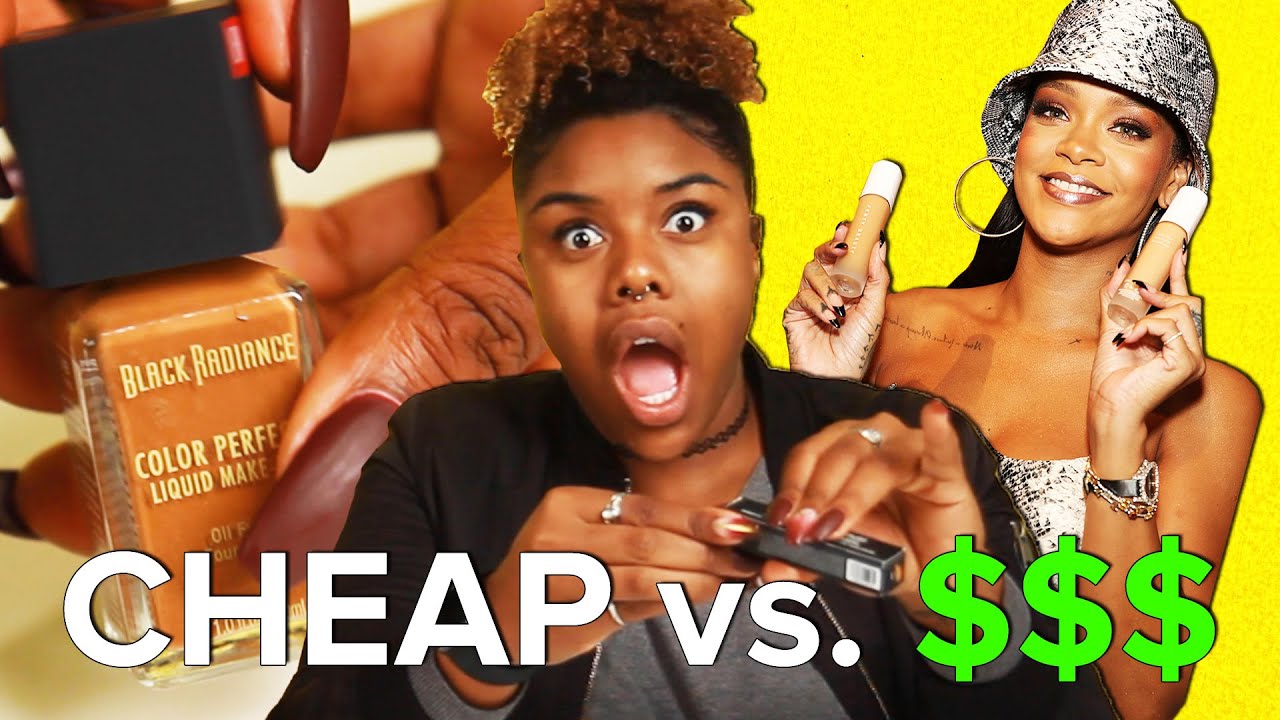 beautycon Black Women Try Cheap Vs. Expensive Foundation