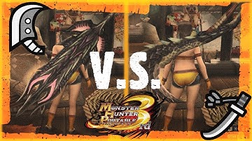 MHP3rd - Great Sword V.S. Long Sword | Speed Test | Proven Tested! | (PPSSPP) | 2021