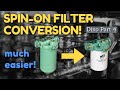 Converting a Detroit Diesel 3-53 to Use Spin-On Fuel Filters [Dynahoe 160 Part 4]