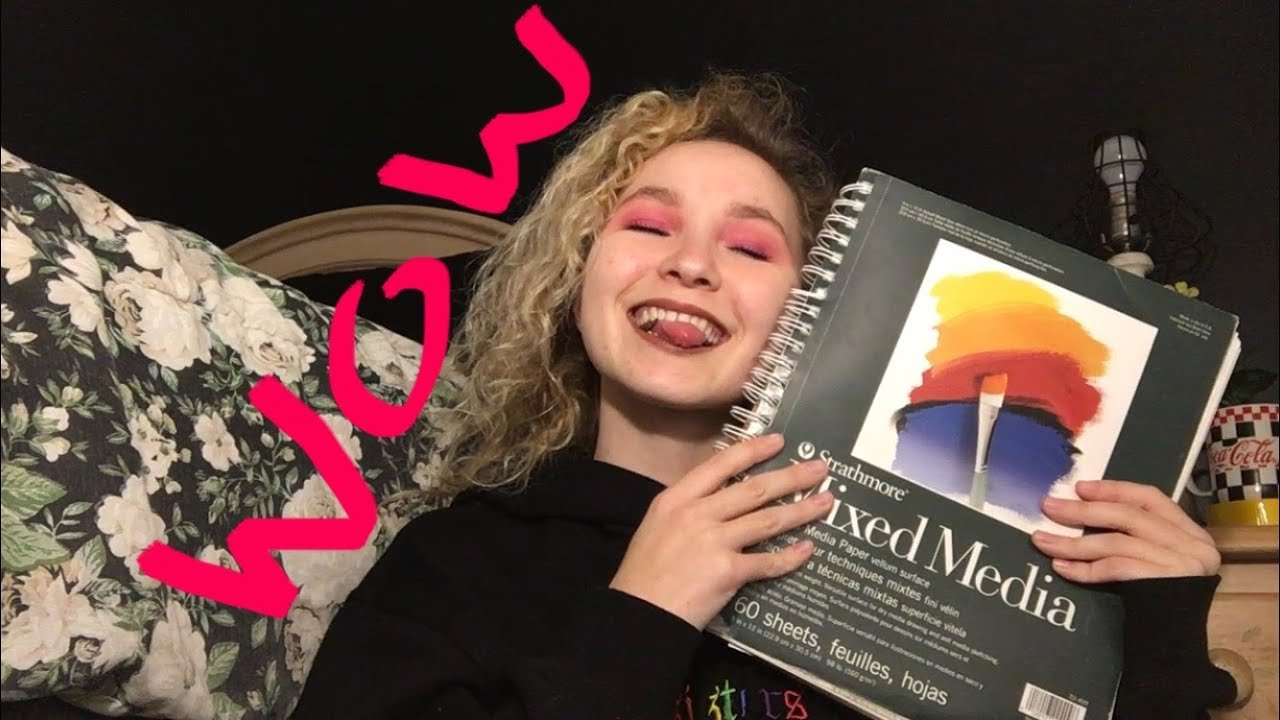 Mixed Media Sketchbook Tour - YouTube
