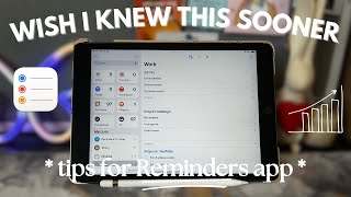 🪄✨Simple way to increase PRODUCTIVITY ➔ Tips + Tricks for Apple Reminders | iPad | Digital Planning
