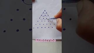 dot Christmas tree drawing 🌲#short#draw