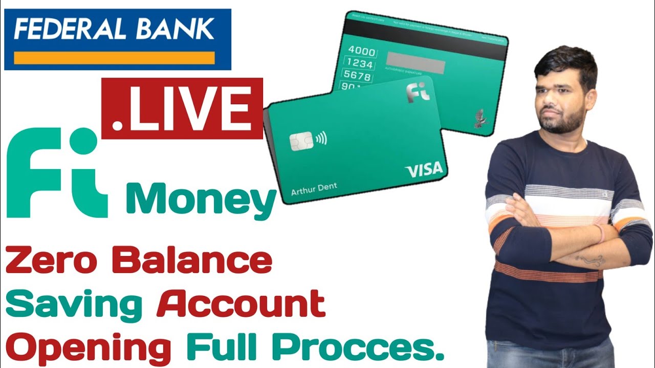 Fedral Bank Fi Money Zero Balance Account Opening Full Process Online Hindi | Fi Zero Balance AC