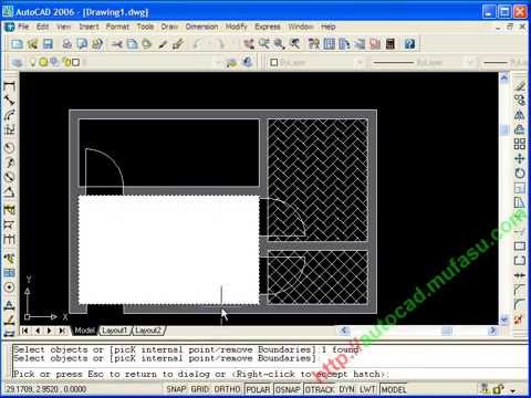 AutoCAD Tutorial Adding Hatch To Floor  Plan  YouTube