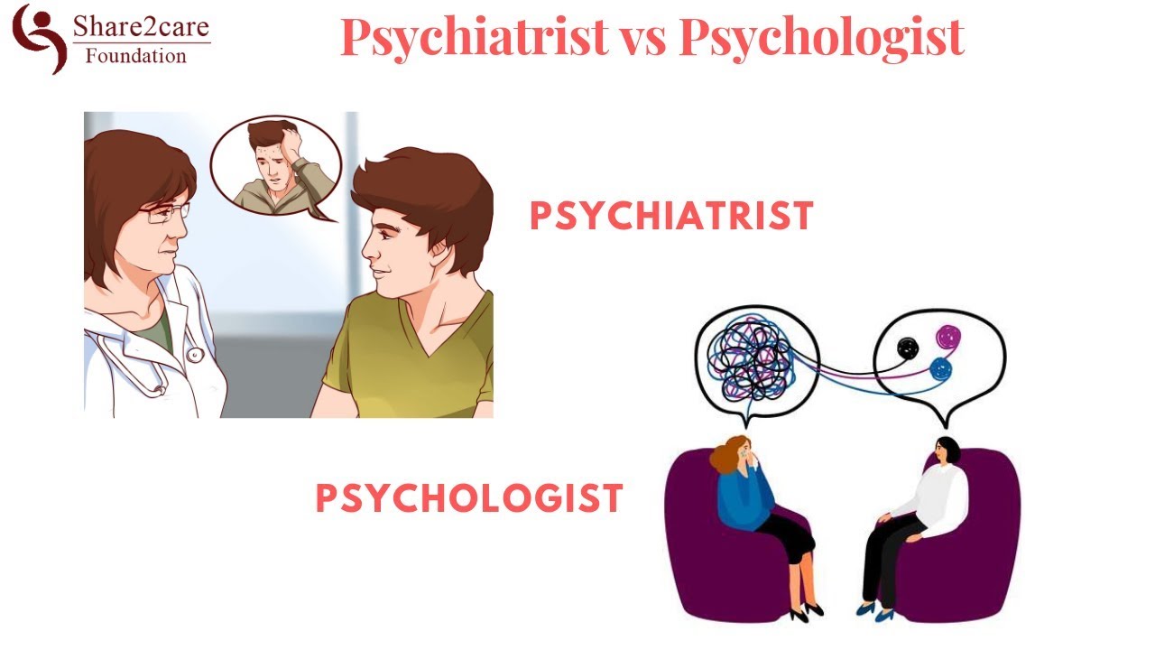 Psychologist vs Psychiatrist Depression Online counselor YouTube