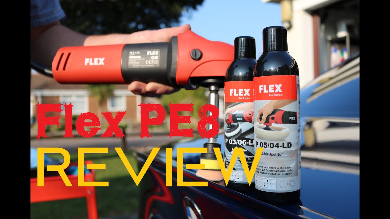 detailing logo Flex pe8-4 80 compact mini rotary polisher review ...