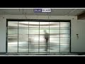 Synchronous Sliding Doors with Fluted Glass (2+2)