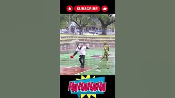 Hilarious AI Robot Pranks Basketball Player With Invisible Pie | Guess The Reaction? #shorts