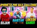 Raistar & Lokesh Gamer VS GyanSujan Iphone 12 Pro Max Challenge