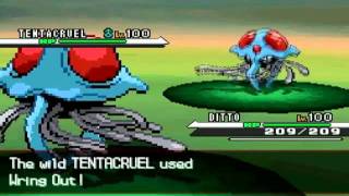 Pokemon black and white sprite test: Tentacool + Tentacruel