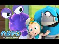 Alien ABDUCTION - ARPO the Robot | | Cartoons for Kids | Robot Animation