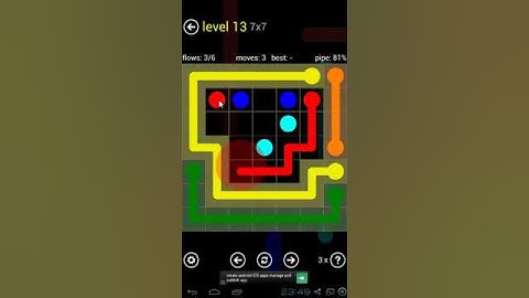 Flow Free - Regular Pack 7 x 7 Level 13