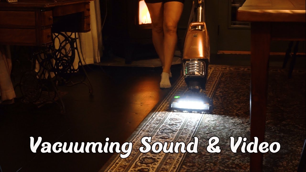 Cozy Night Vacuuming Sounds | 8 Hours of Vacuuming In Front Of Warm Pellet Stove for Deep Sleep