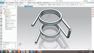 # NX CAD #HELIX TENSION SPRING TUTORIAL Advanced