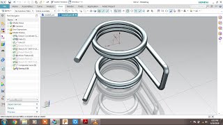 # NX CAD #HELIX TENSION SPRING TUTORIAL Advanced