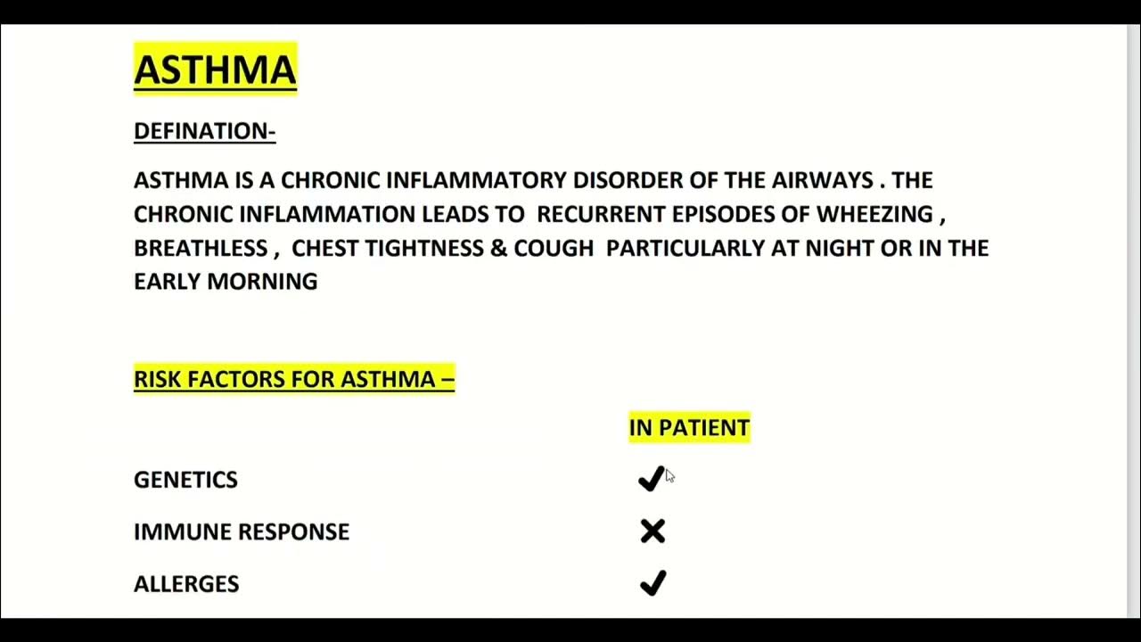 Case study on asthma asthma case study case presentation on asthma