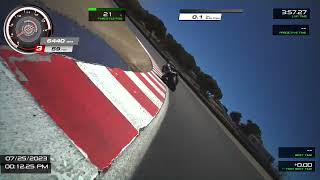 Laguna Seca 2022 Triumph Speed Triple 1200RS ACTION July 25 2023