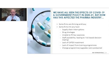 Webinar: How to Prepare for Your Postpandemic On-Site GMP Regulatory Inspection